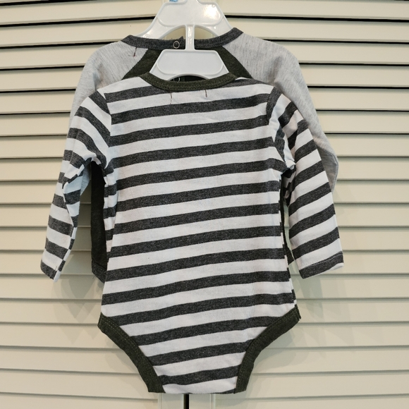 NWT for all mankind 7 Bodysuits with Pants Long Sleeve Gray 3 Piece Set - Picture 6 of 7